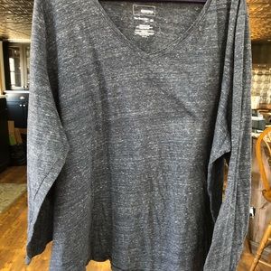 Plus size long sleeve T-shirt